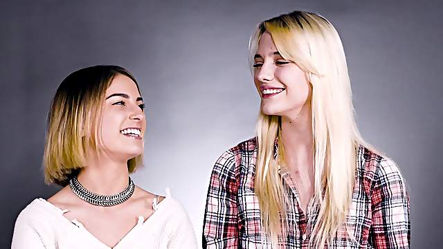 Teens Kristen Scott and Kenna James enjoy having lesbian sex