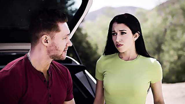 Beautiful pornstar Alex Coal fucked in her orgasmic love tube