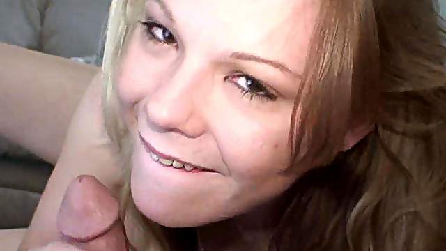 Small Tits Cutie Sucks Cock in Ghetto
