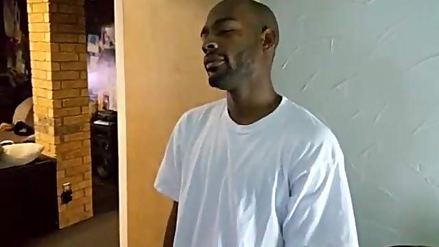 White girl sucks black cock for the first time