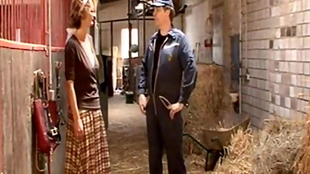 Der Bauer und die blowjob Städter. doggy style vintage