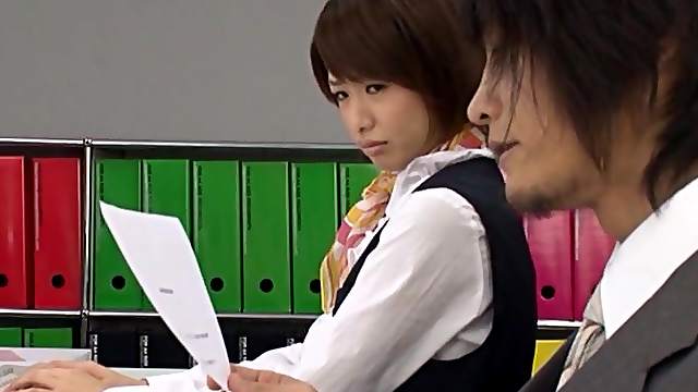 Sexy Japanese nurse Nanami Kawakami moans during wild fucking