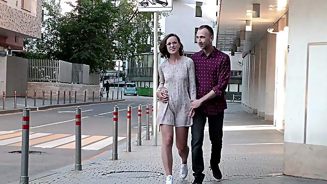 Natural boobs cutie Ariel Grace enjoys getting fucked balls deep