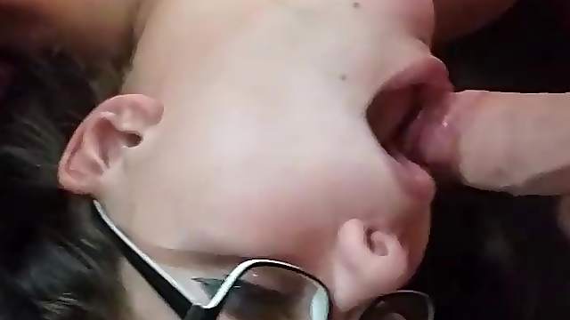 Sucking on a delicious dick makes this girl happier than anything