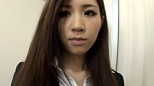 Horny Arisa Aizawa wraps her soft lips around a friend's dick