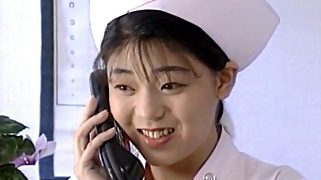 Smooth fucking on the hospital bed with Japanese nurse Eri Ueno