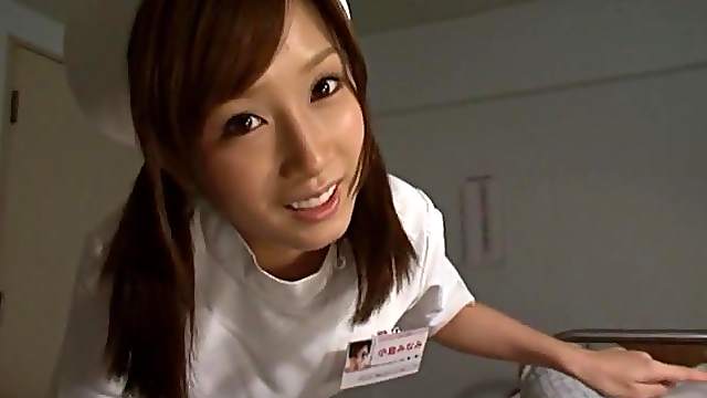Hot babe Minami Kojima takes a stiff cock in her hairy pussy