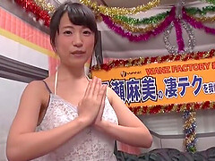 Lucky dude gets his dick pleasured by adorable Nagase Mami. HD