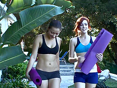 Dani Daniels Yoga Babe Loves Licking Snatch