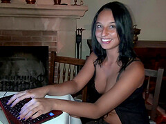 FFM threesome on the bed with Nikki M and Bianca Ferrero