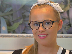 Solo blonde darling enjoys while fingering herself - Jillian Janson