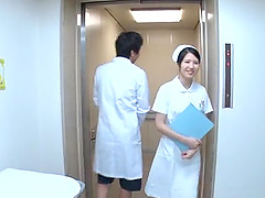 Cum in mouth ending for kinky Japanese nurse Sakamoto Sumire