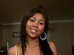 Solo Melrose Foxx with hot ass moans while pleasuring herself