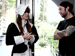 Hardcore fucking with natural tits Amish neighbor Alison Rey