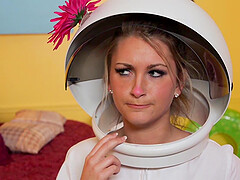 Parody with kinky blonde model Chloe Addison and two guys. HD