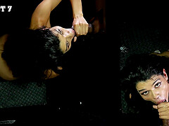 Petite brunette Harley Haze gets wild in a steamy pov scene.