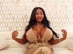 TIA MARIE shows her BIG TITS and TWERKS her CURVY ass to get Jovan Jordan hard enough to FUCK