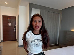Dark Skinned Thai Is Tight At First But Soon She Gets Super Wet