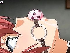 Anime lesbians playing with strapon