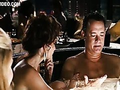 Tom Hanks In the Jacuzzi with Naked Cyia Batten & Hilary Angelo