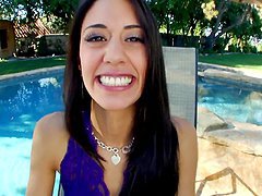Skinny white girl loves to have black dick