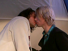 Two dudes suck each other and cum on each other's faces