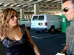 Horny and petite Latina is getting it in her muff
