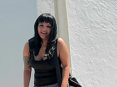 Appetizing Elana Anderson Serves A Tasty Blowjob In A POV Video