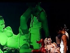 Having Sex With Live Reproduction On the Background