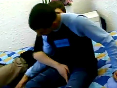 Black gay smashes his BF's ivory butt doggystyle in hardcore clip