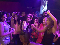 When chicks go to the club, they must act naughty