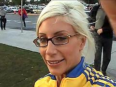 Delicious lesbian threesome with stunning pornstars