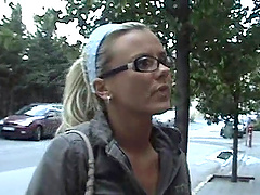 Sexy blonde Bree Olson having fun on vacation in Europe