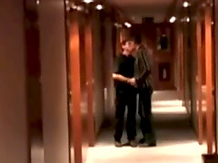 Homemade threesome with two bisexual men and a brunette chick