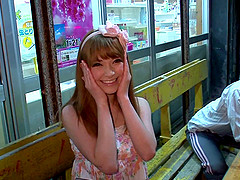 Bosomy Japanese Tia Bejean enjoys jumping on a dick
