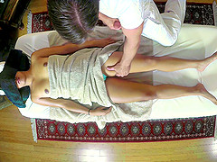 Refined Asian cowgirl with a belly piercing getting her pussy fingered then slammed hardcore