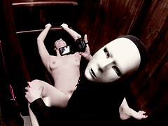 A confession booth turns into a gloryhole when she gives head