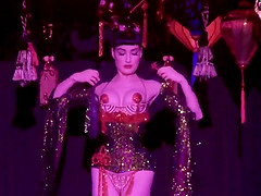 Dita Von Teese - Topless Striptease