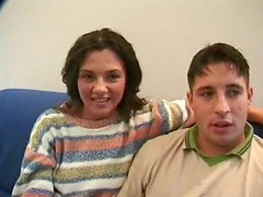 Couple gets naked and shoots a furious hardcore fuck scene