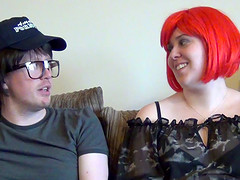 Redneck and a chubby chick have oral and hardcore sex