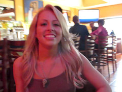 Taking a blonde hottie back to his hotel room for fucking