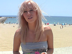 Super hot lean body on a blonde girl banging in reality porn