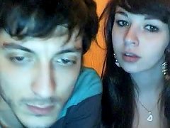 Horny Chick Sucking a Hard Cock in an Amateur Video