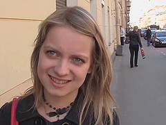 Euro girl wants to be a movie star so she fucks the guy
