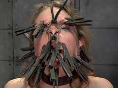 Ruthless punishment for Rain DeGrey and Ashley Lane