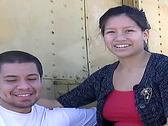 Horny girl wants to play with her fortunate lover's throbbing dick