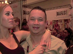 Natural tits Ariella Ferrera partying seductively in party