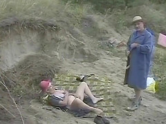 Vivian having her pussy taken doggy style in the middle of nowhere