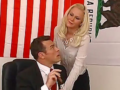 Laura is a blonde goddess who loves being a part of a cock riding game