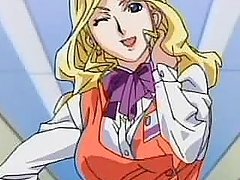 Lingeries office anime girl fingering wetpussy